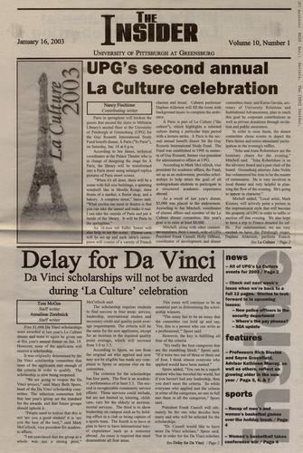 University of Pittsburgh at Greensburg insider