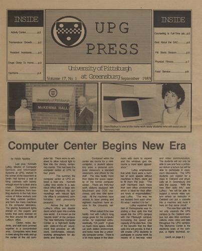 University of Pittsburgh at Greensburg press