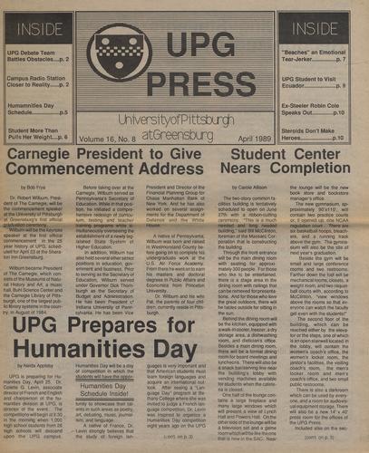 University of Pittsburgh at Greensburg press
