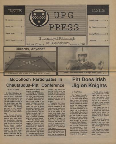University of Pittsburgh at Greensburg press