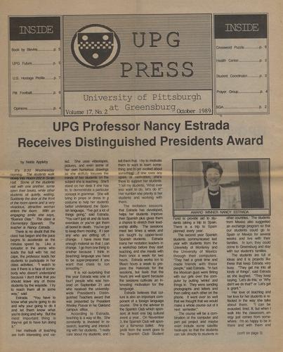 University of Pittsburgh at Greensburg press