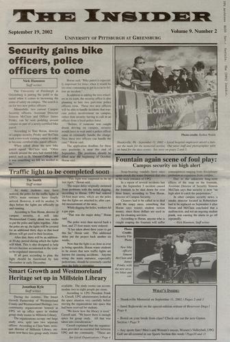 University of Pittsburgh at Greensburg insider