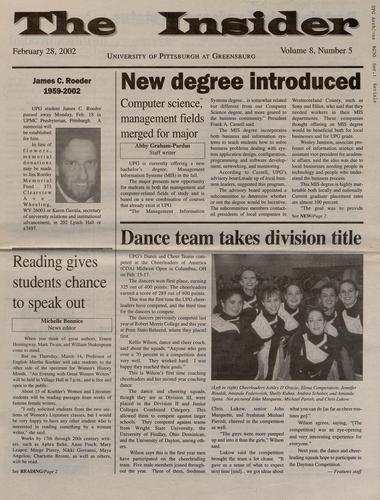 University of Pittsburgh at Greensburg insider