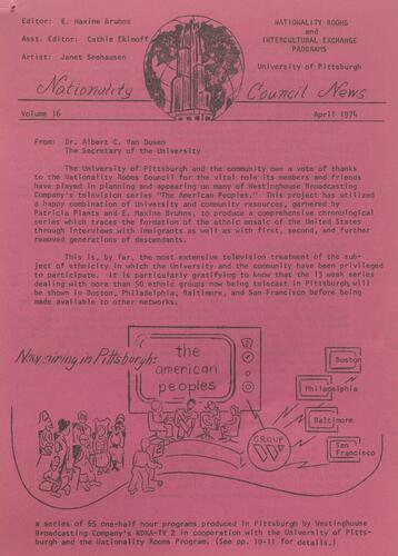 Nationality Council news