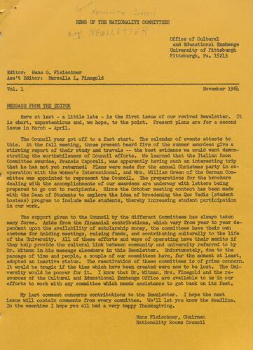 Nationality Council news