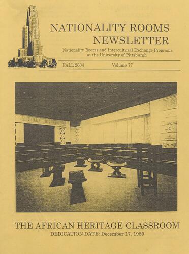 Nationality Rooms newsletter