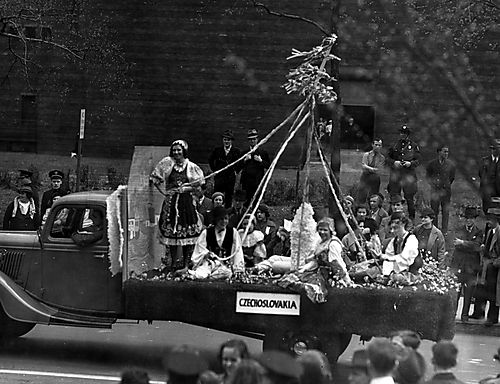 May Day Parade Czechoslovak Float