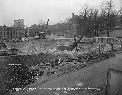 Construction of the Falk Clinic