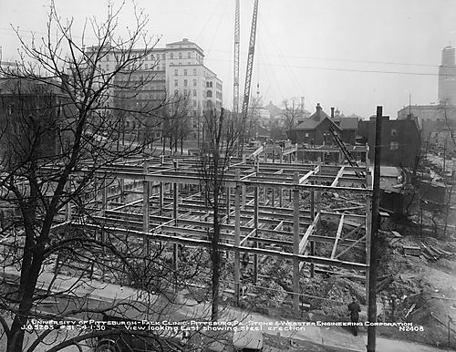Construction of the Falk Clinic