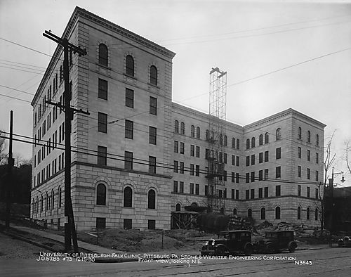 Construction of the Falk Clinic
