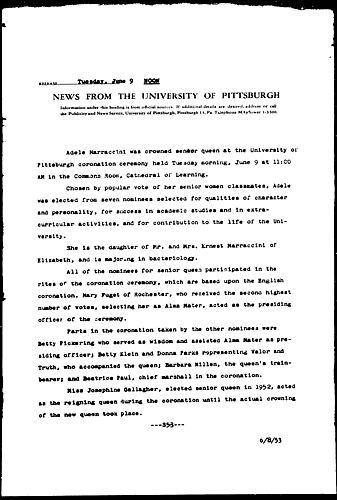 [Adele Marraccini Crowned Senior Queen]