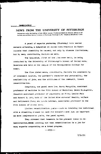 [Many Factors Involved In Tuberculosis Disability]