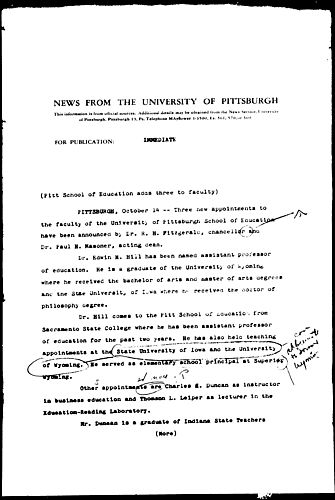 Pitt School Of Education Adds Three To Faculty