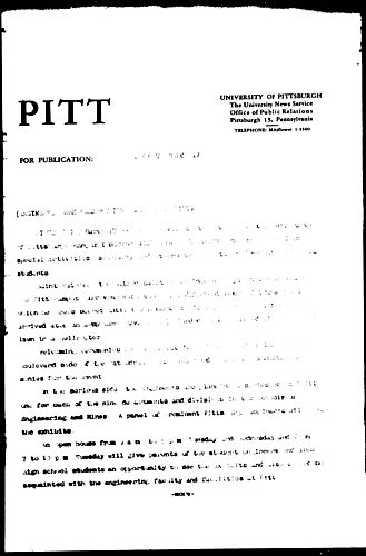 Engineers Week Celebration Planned At Pitt