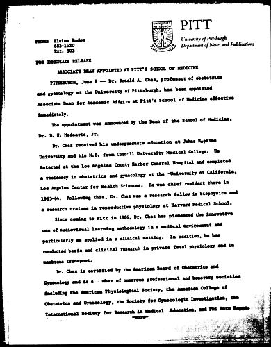 Associate Dean Appointed At Pitt's School Of Medicine