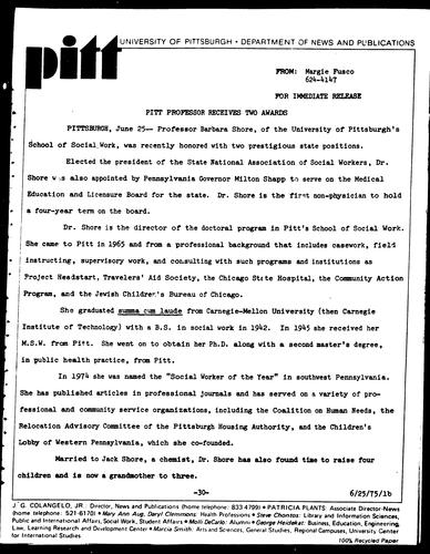 Pitt Professor Receives Two Awards