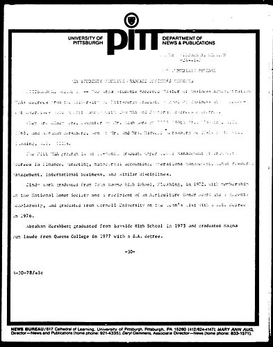 Area Students Receive Graduate Business Degrees