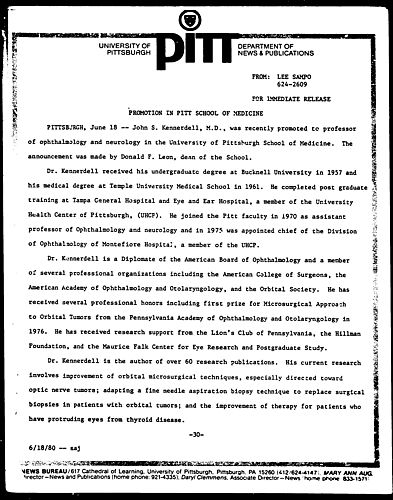 Promotion In Pitt School Of Medicine