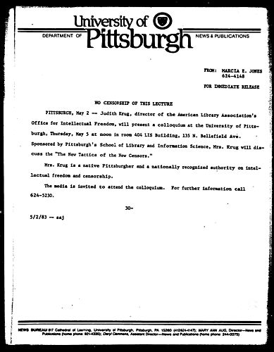 No Censorhips Of This Lecture