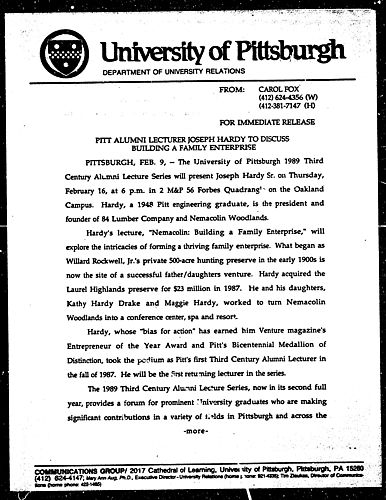 Pitt Alumni Lecturer Joseph Hardy To Discuss Building A Family Enterprise