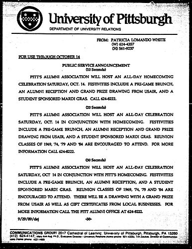 Public Service Announcements