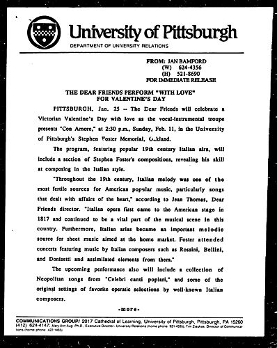 The Dear Friends Perform "With Love" For Valentine's Day