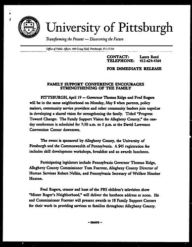 Family Support Conference Encourages Strengthening of the Family