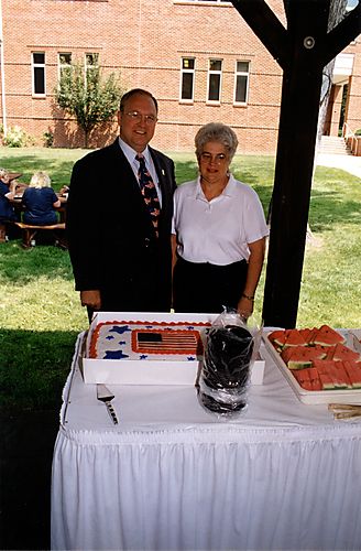 Staff Receptions -- July 4, 2001 Picnic