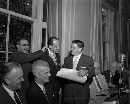 Jonas Salk Receiving an Award