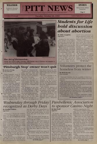 The Pitt news Documenting Pitt